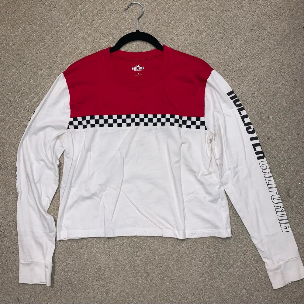 Checkered long sleeve shirt